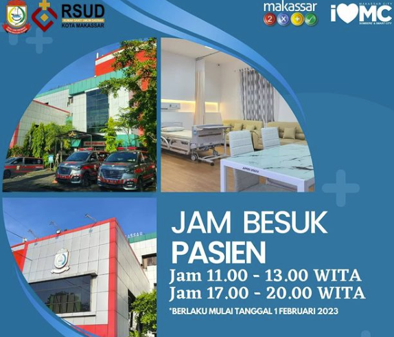 Jadwal Jam Besuk RSUD Kota Makassar