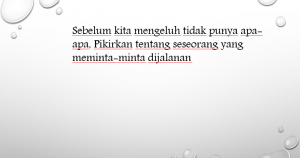Renungan untuk kita agar bersyukur selalu kepada allah swt