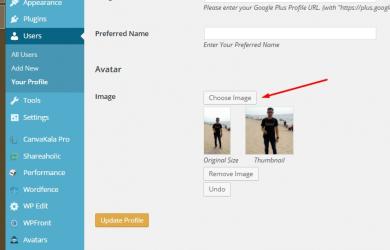 cara ganti foto profil di website dengan mudah