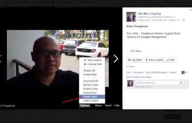 Cara Menghapus Video di Facebook dengan mudah