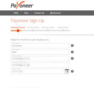 Payoneer карта тарифы